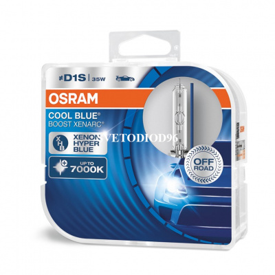 Купить OSRAM XENARC COOL BLUE BOOST (D1S, 66140CBB-HCB) | Svetodiod96.ru